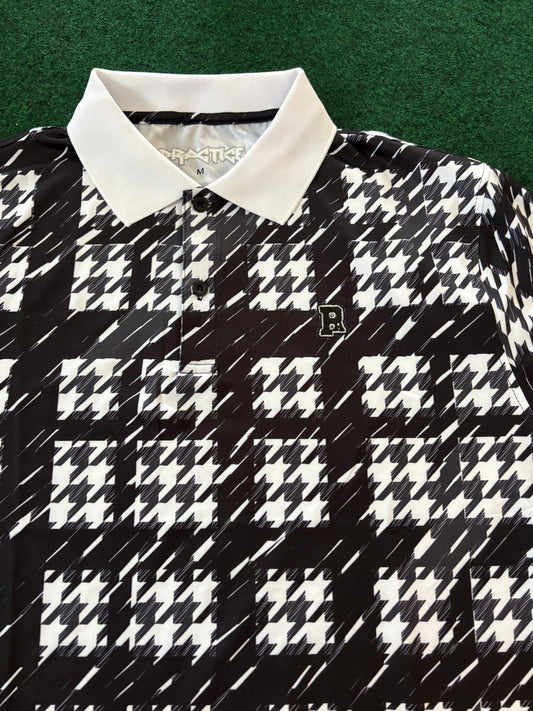 PA BW Houndstooth Collared Shirt