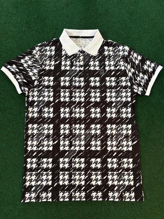 PA BW Houndstooth Collared Shirt